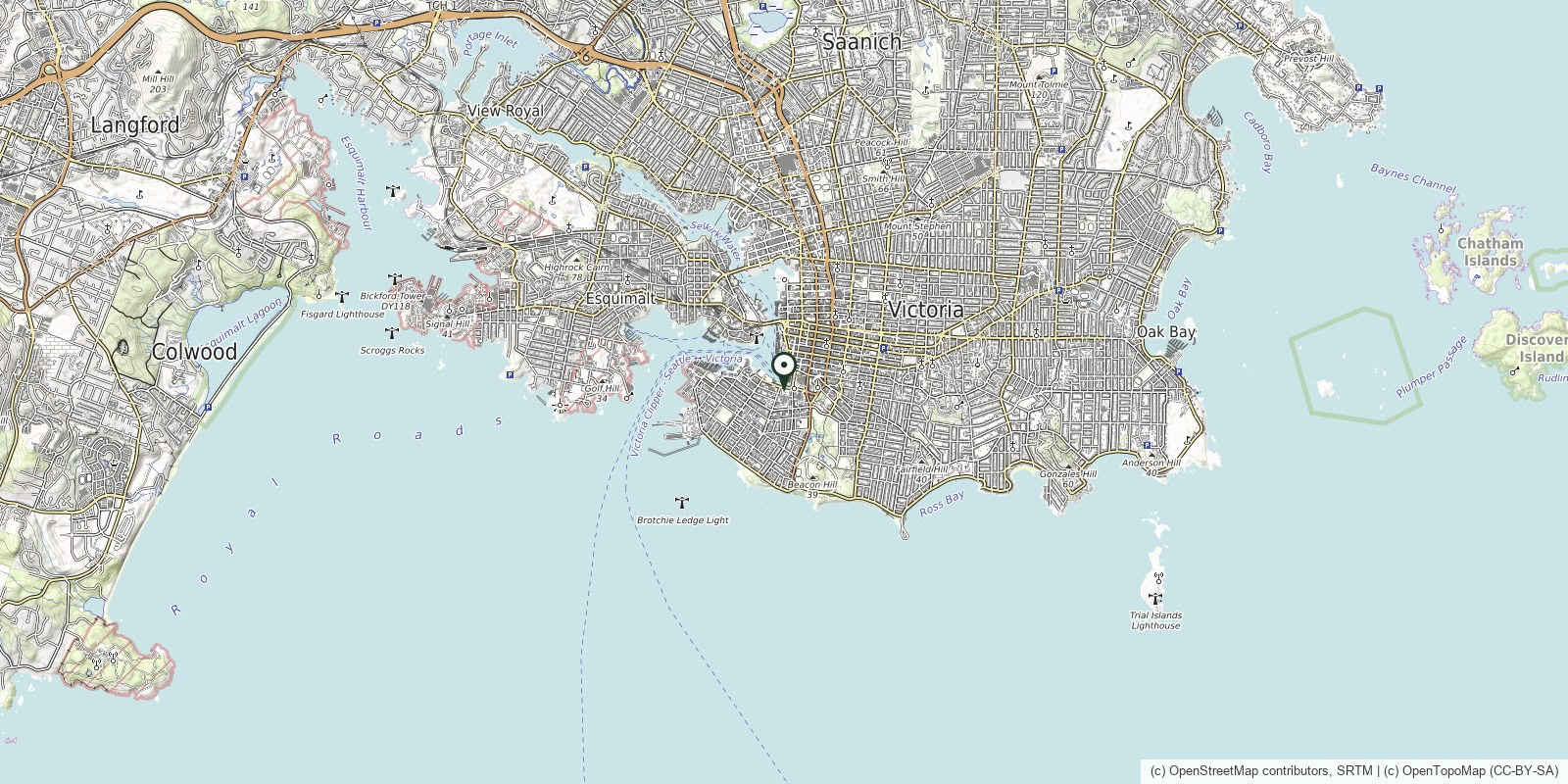 Map of Parliament Buildings · Front Lawn