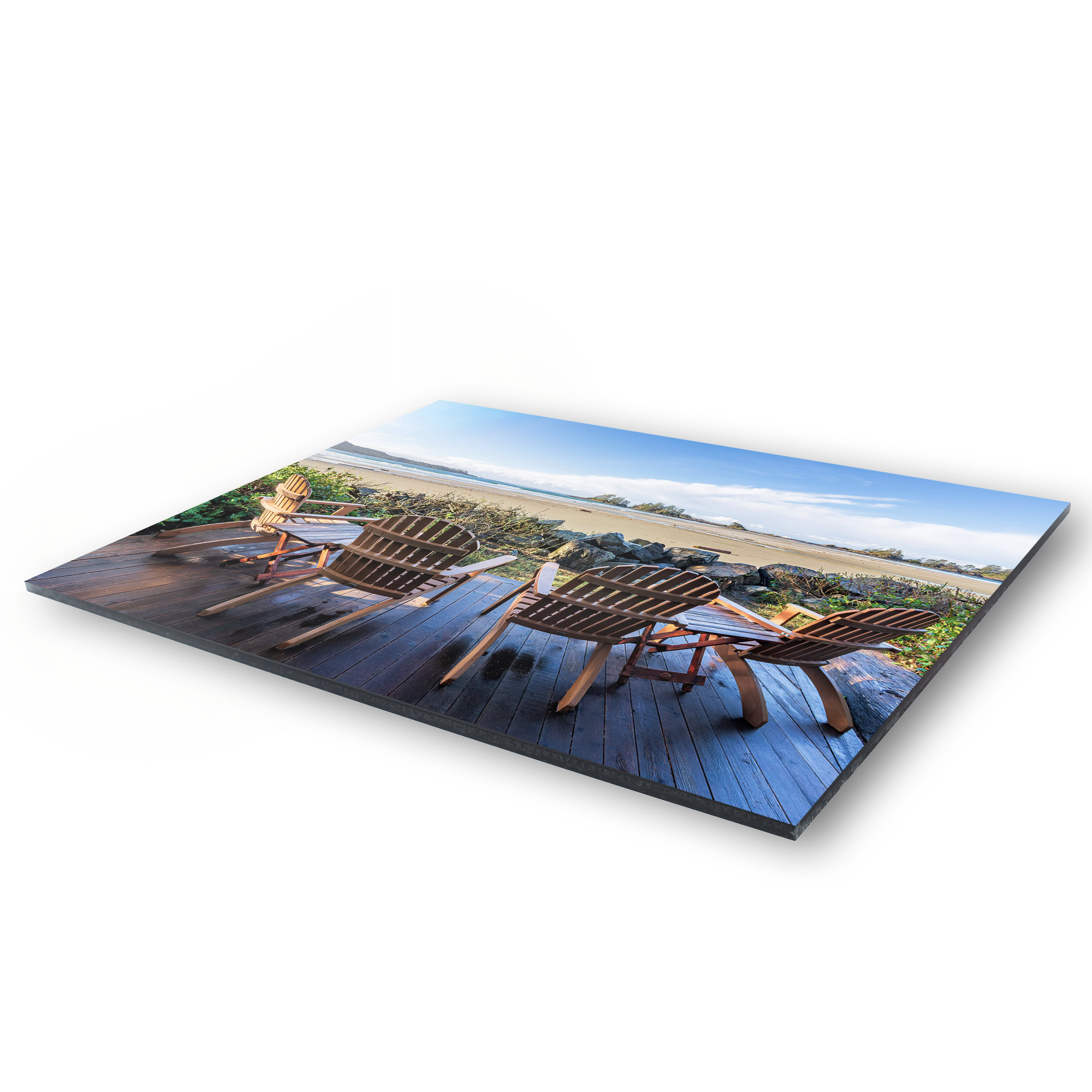 Front Row Seats at Chesterman Beach as a acrylic print.