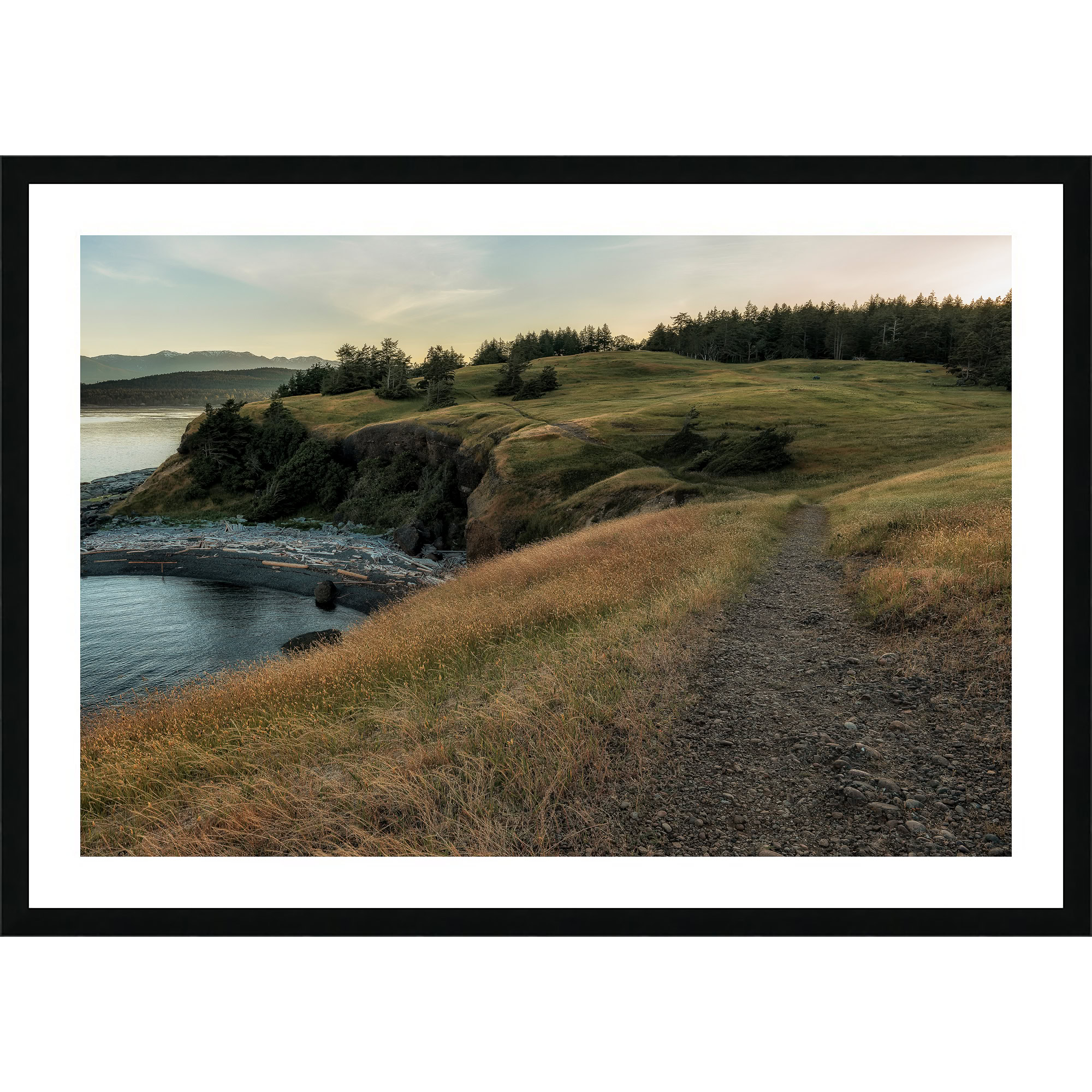 Helliwell Provincial Park as a framed print.