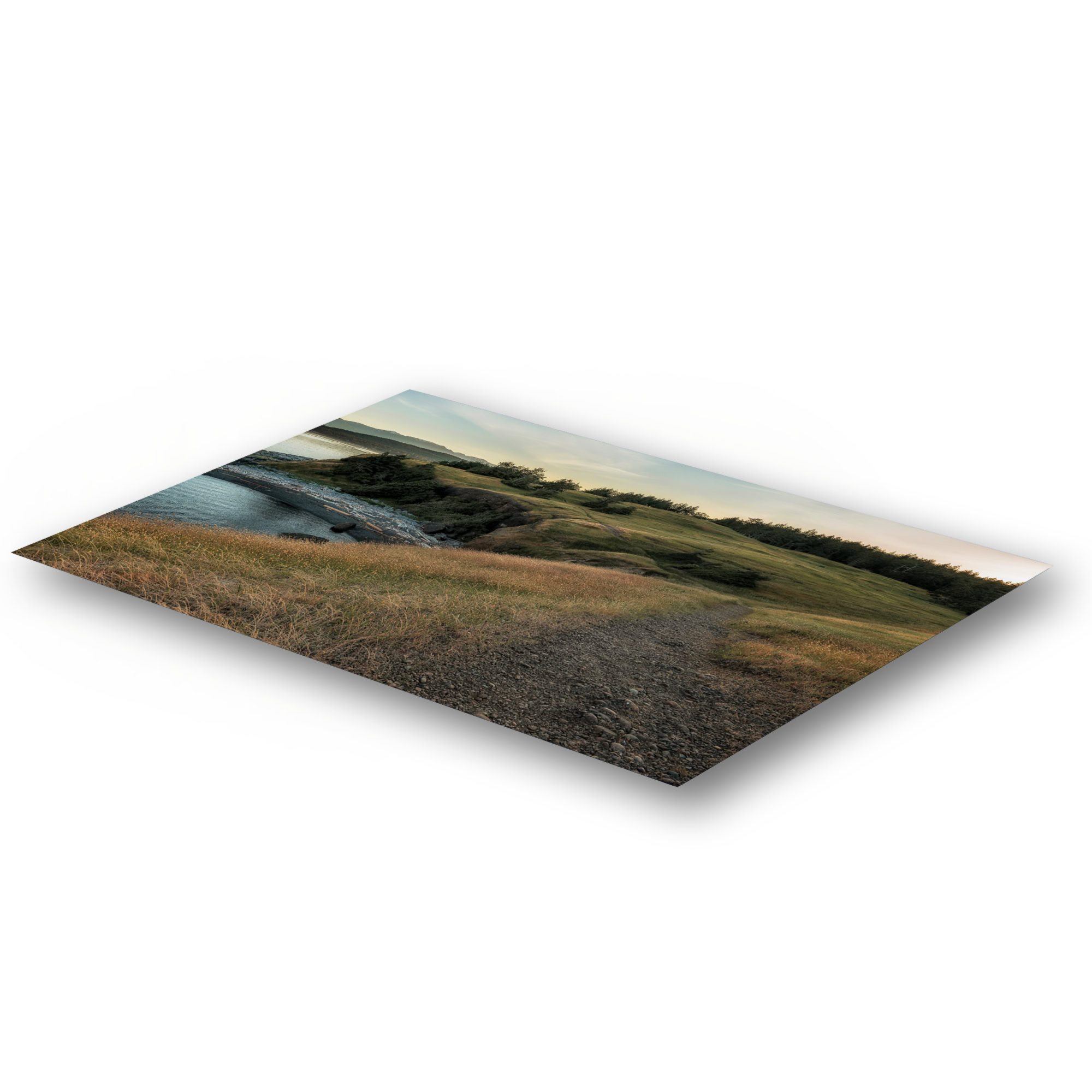 Helliwell Provincial Park as a metal print.