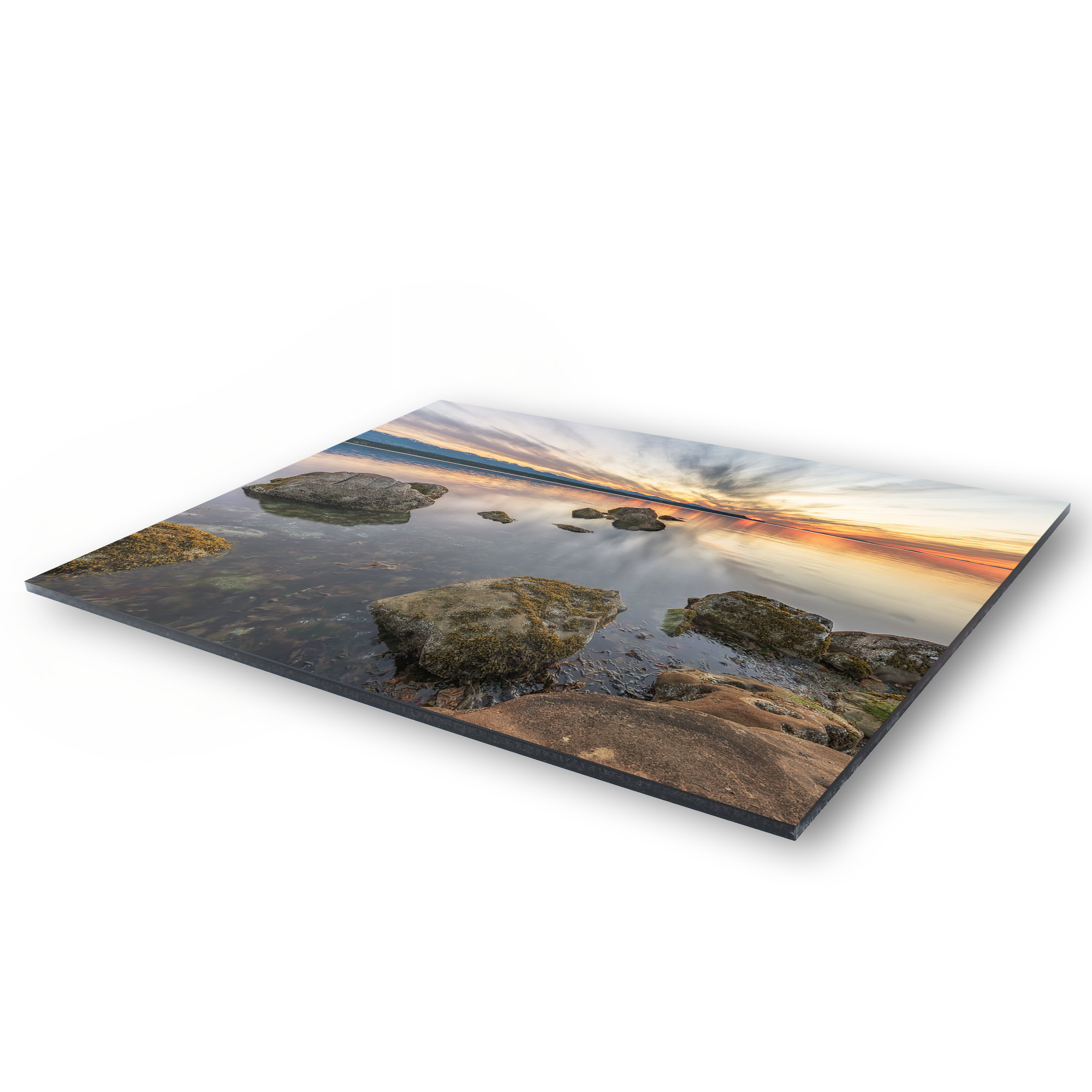 Hornby Island Evening Reflection as a acrylic print.