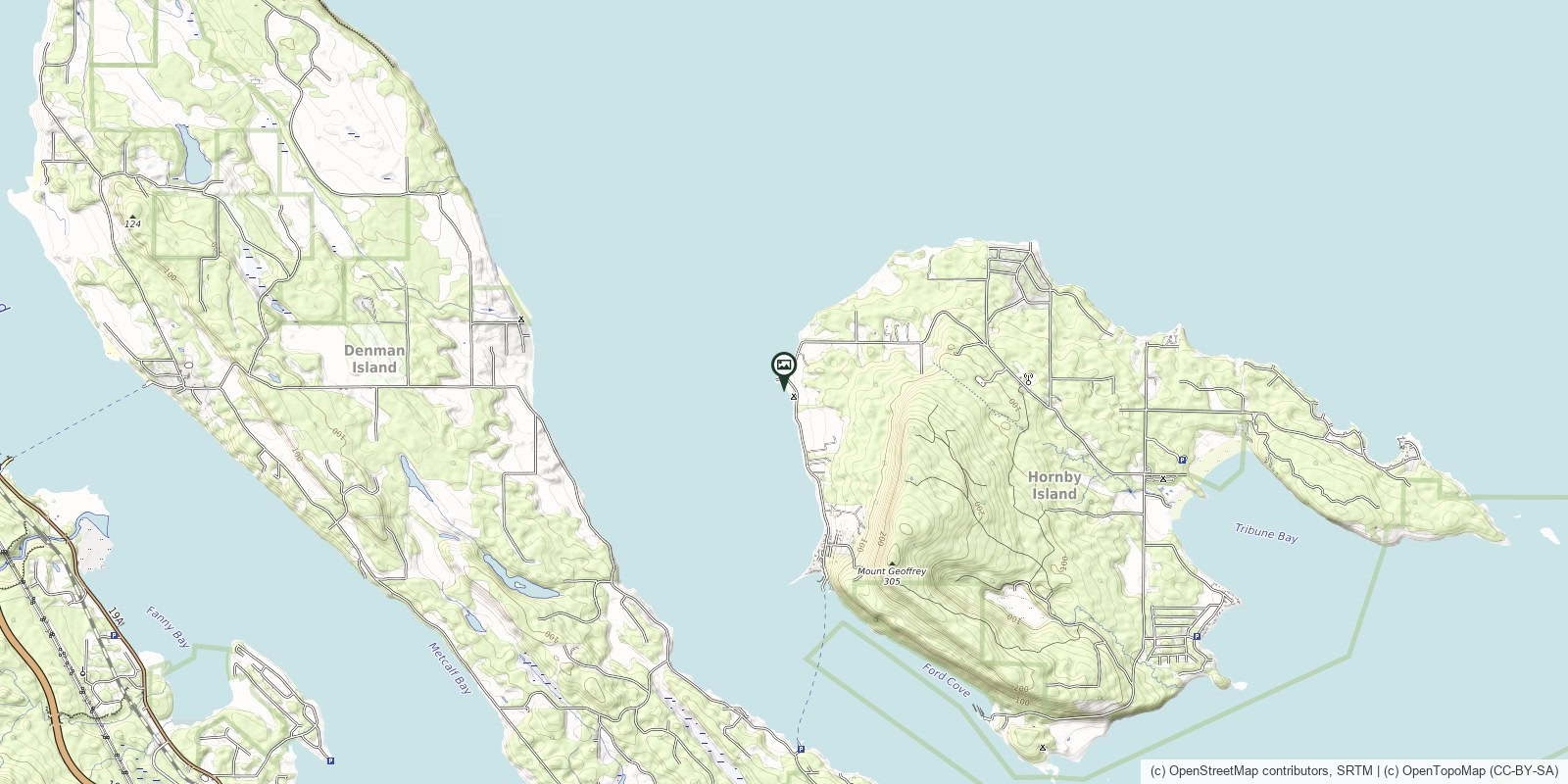 Map of Phipps Point · Tidal Shoreline