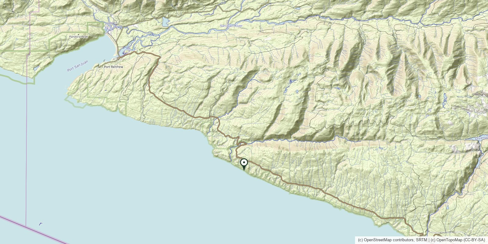 Map of Chin Beach · West End