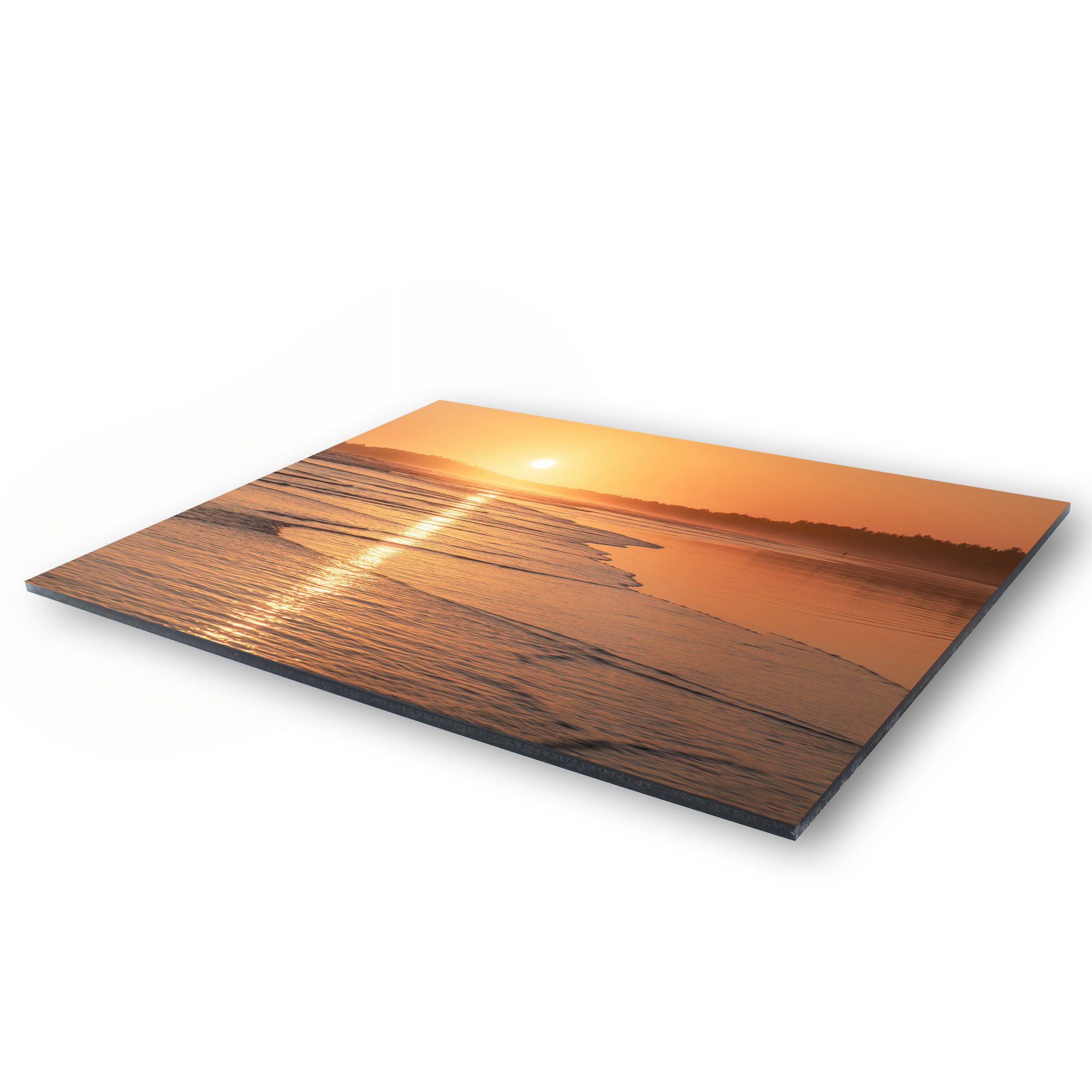 Long Beach Tofino Sea Mist at Sundown as a acrylic print.