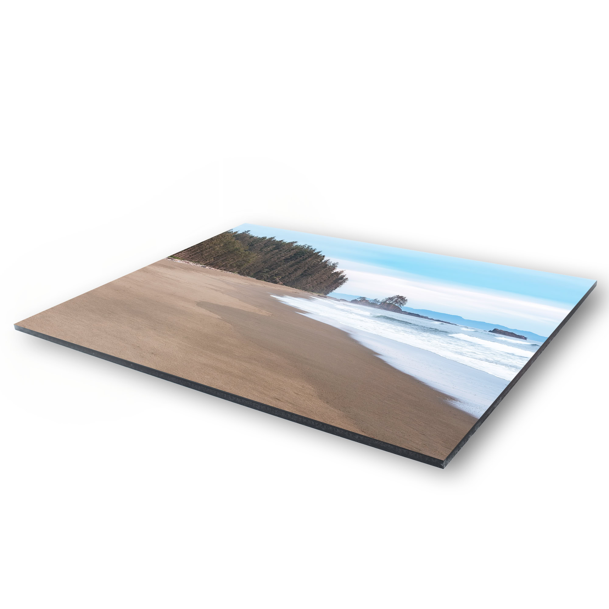 Looking Back Along the West Coast Trail as a acrylic print.