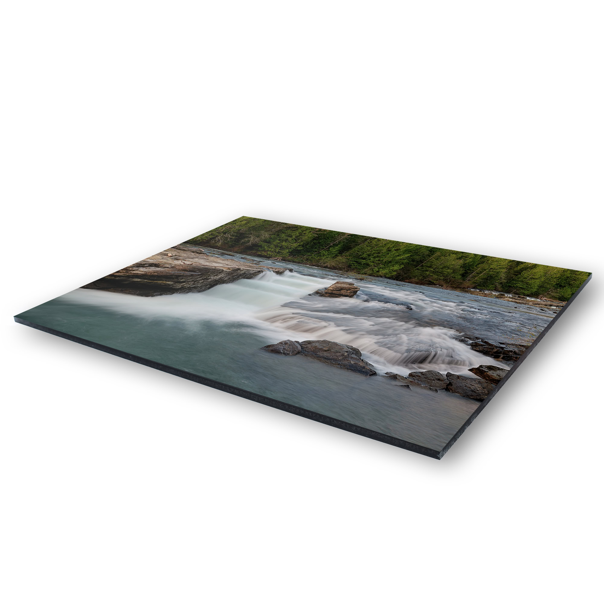 Nymph Falls Fish Ladder as a acrylic print.