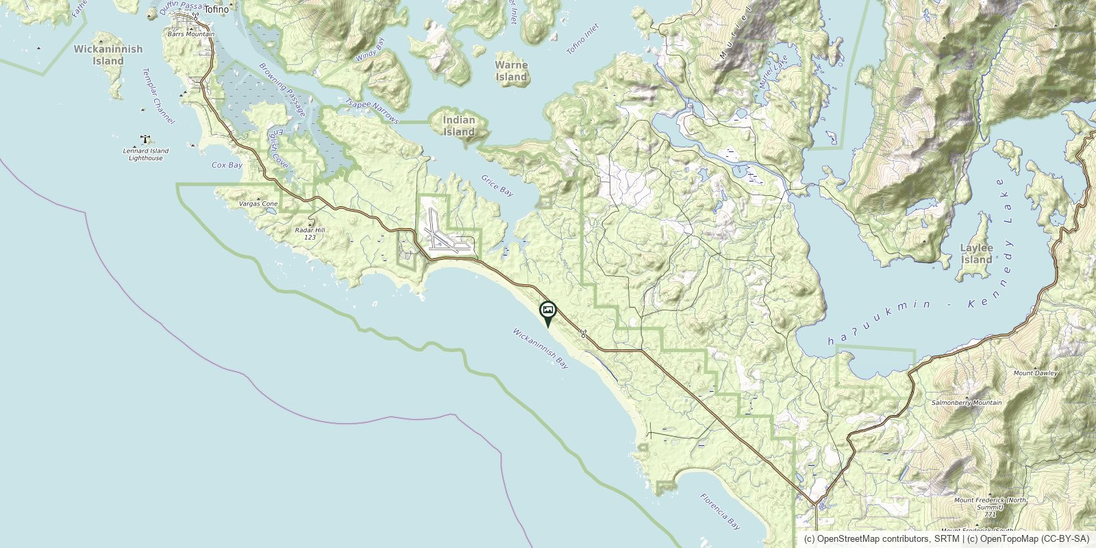 Map of Long Beach · Green Point