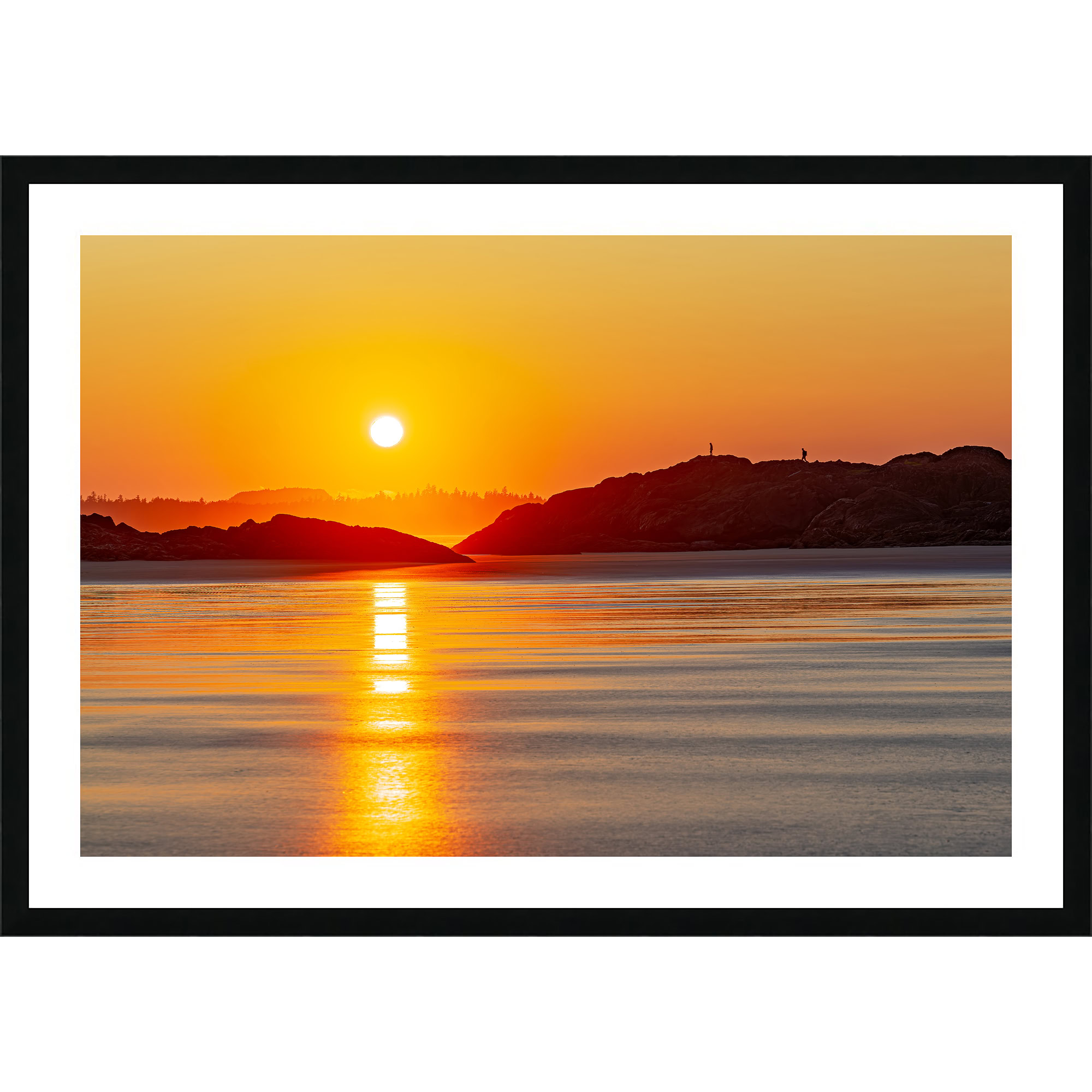 Pacific Rim National Park Sunset as a framed print.