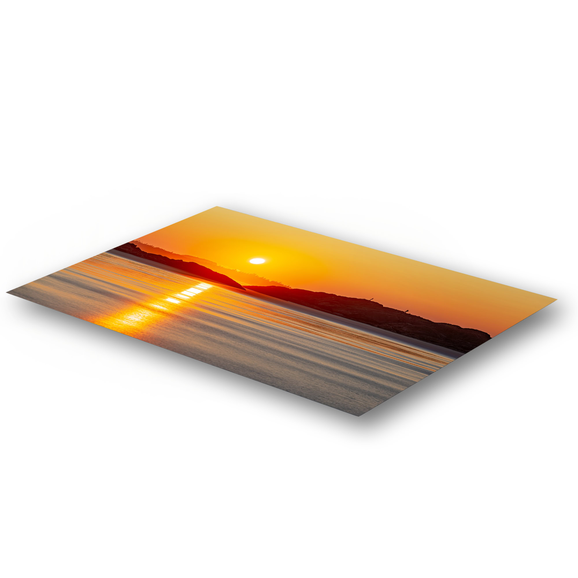 Pacific Rim National Park Sunset as a metal print.