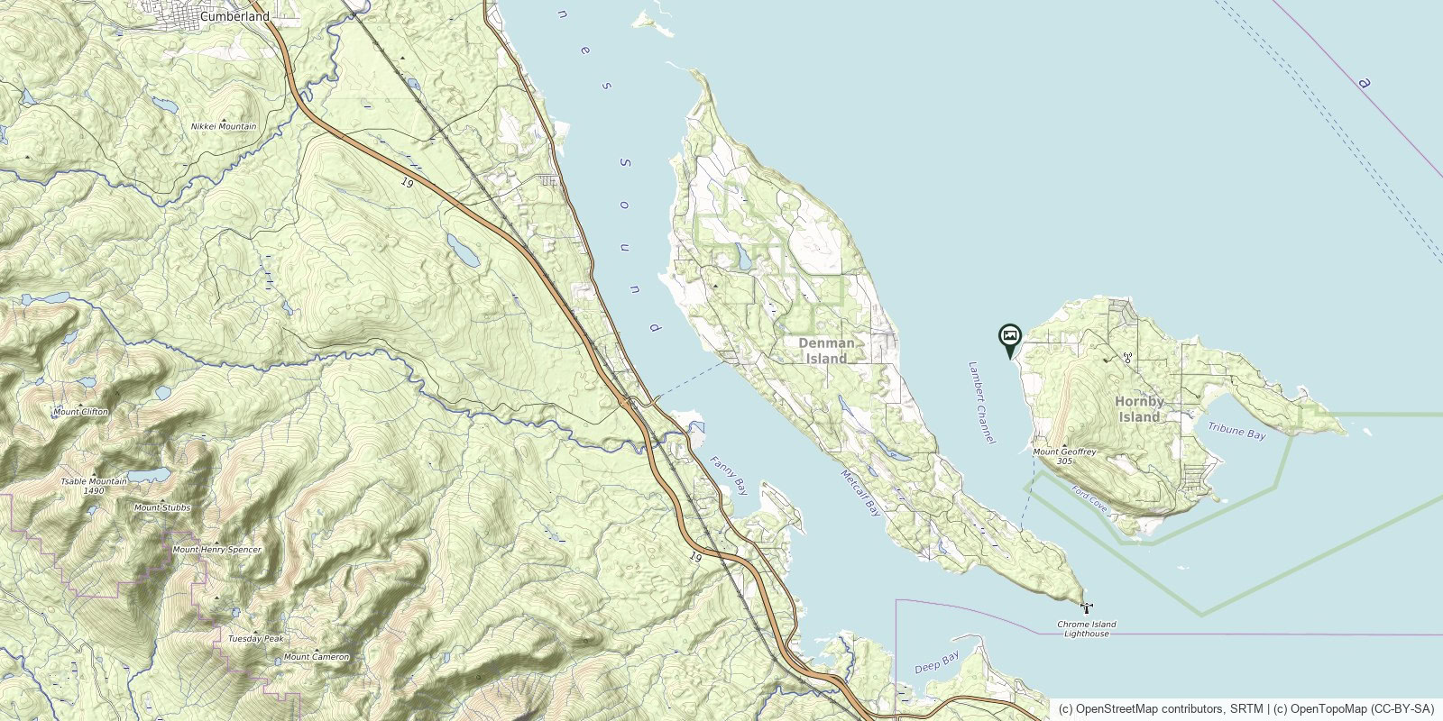 Map of Phipps Point · Old Concrete Pier