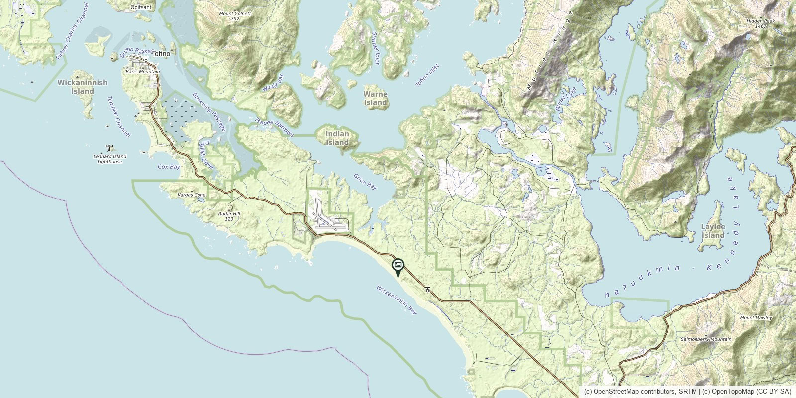 Map of Long Beach · Green Point
