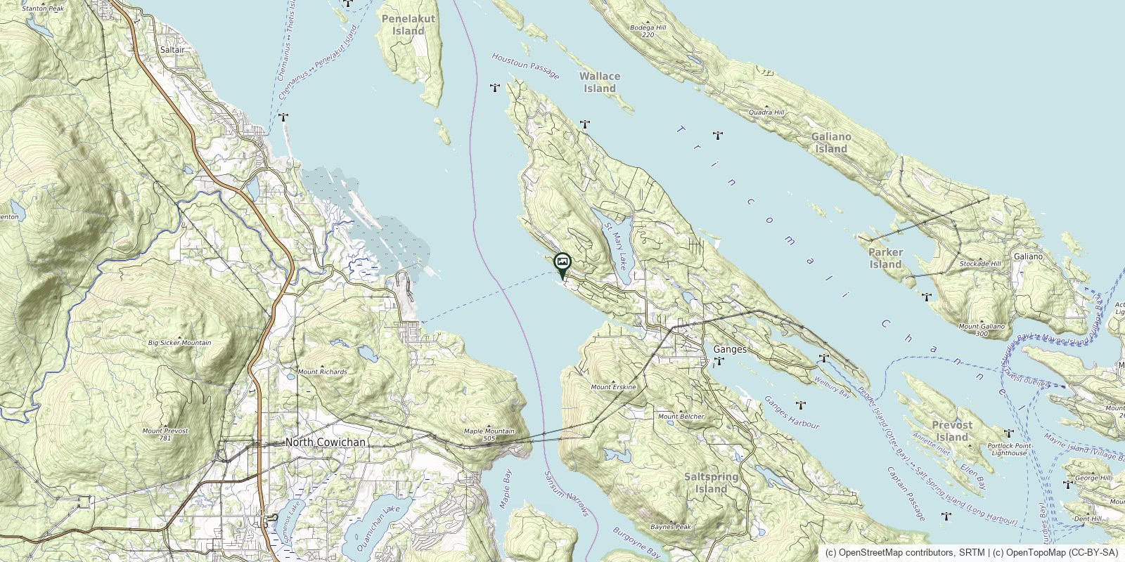 Map of Vesuvius Bay · Vesuvius Beach