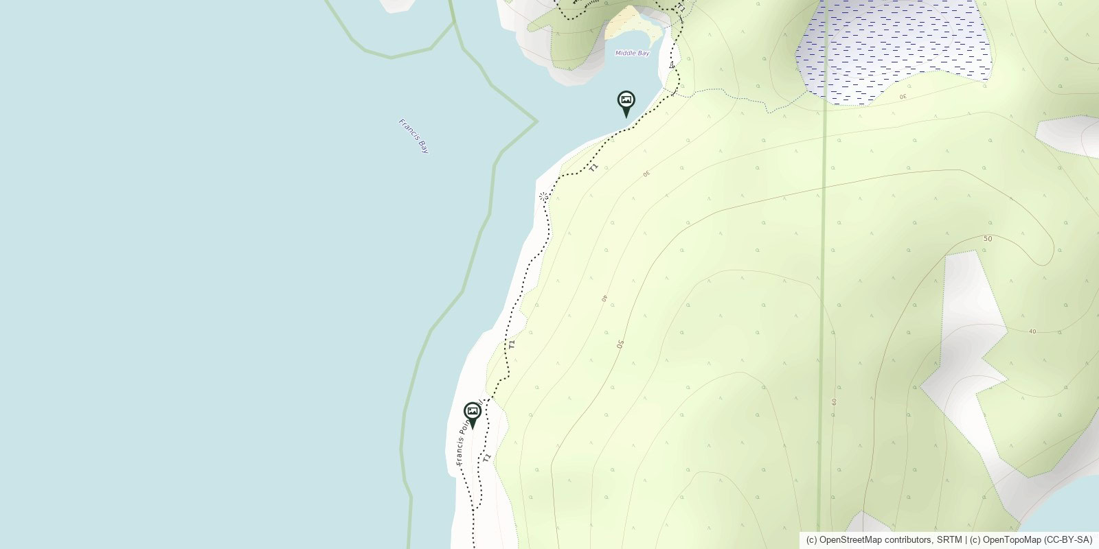 Map of Sunshine Coast photo locations