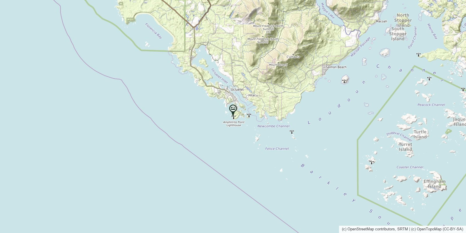 Map of Wild Pacific Trail · Lighthouse Loop