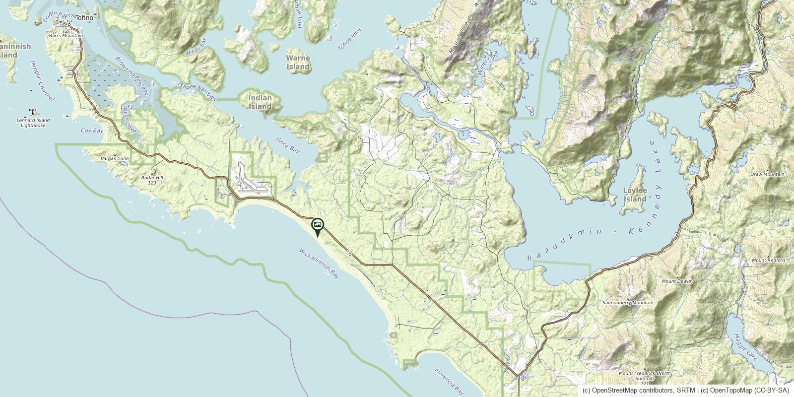 Map of Long Beach · Green Point